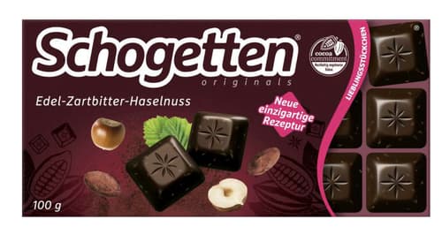 Schogetten Edel-Zartbitter Haselnuss