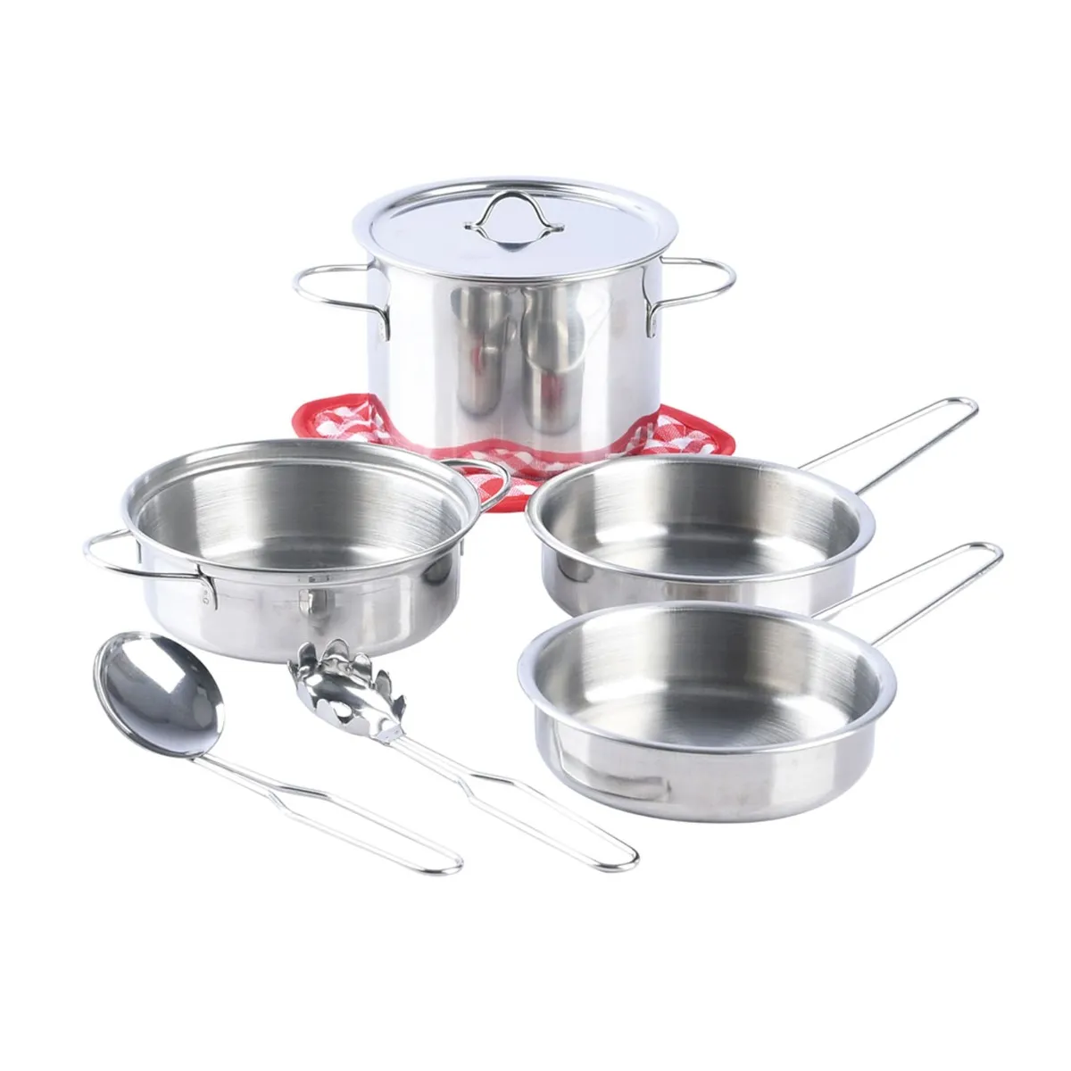 Kid Jouets Mini Batterie de Cuisine 8 Pièces