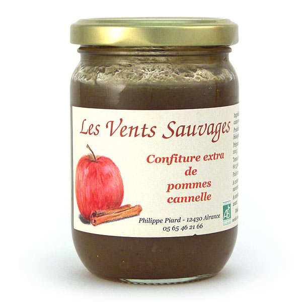 Confiture de pomme cannelle bio