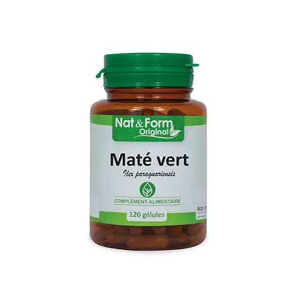 Nat & Form Naturally Green Mate 200 cápsulas