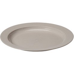 Assiette plate BIO, diamètre: 250 mm, gris