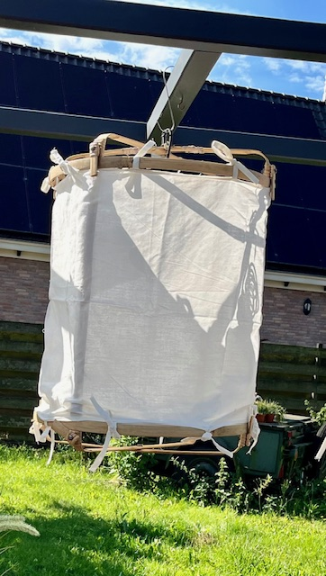Hanglamp Katoen bamboo XL
