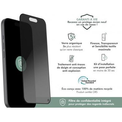 BIG BEN FGOGIP17PRIV écran et protection arrière de téléphones portables Protection de l'écran contre les regards indiscrets Apple 1 pièce(s)