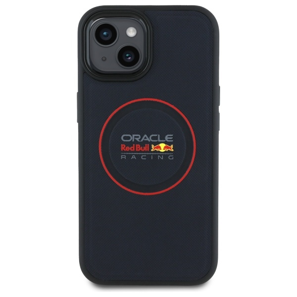 iPhone 15 MagSafe Leder Hardcase Hülle (RBHMP15S24PUILVR) - Schwarz