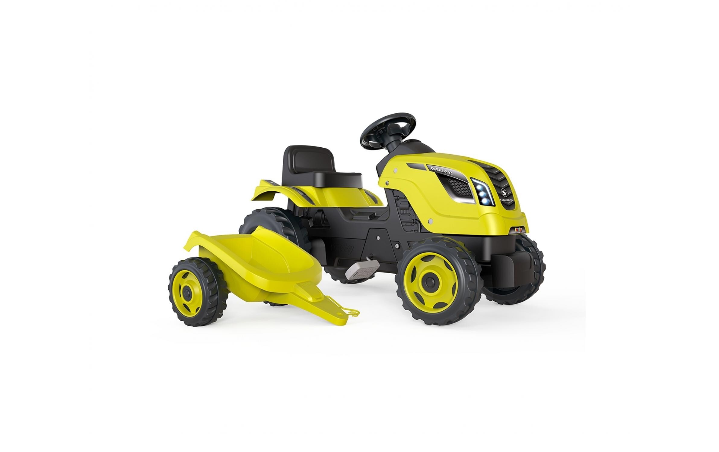 Traktor Farmer XL mit Anhänger GrünTretfahrzeug für Kinder