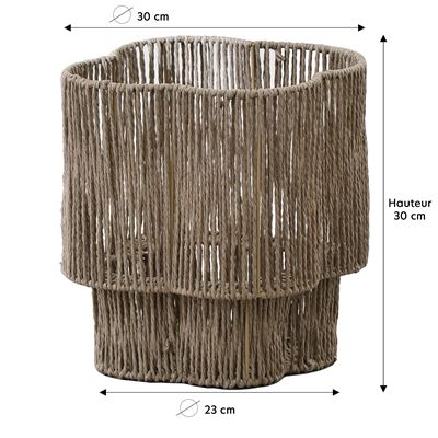 Cache-pot tressé