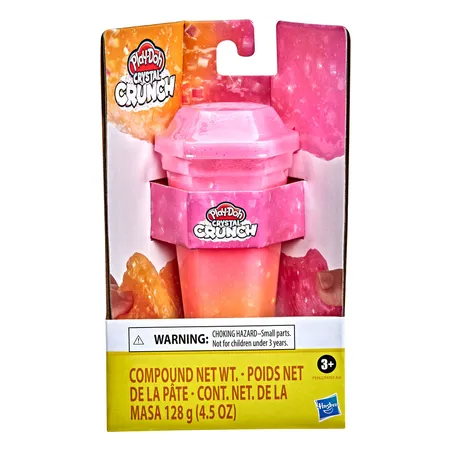 Play-Doh Crystal Crunch Einzeldosen, 1 Stück, 4-fach sortiert
