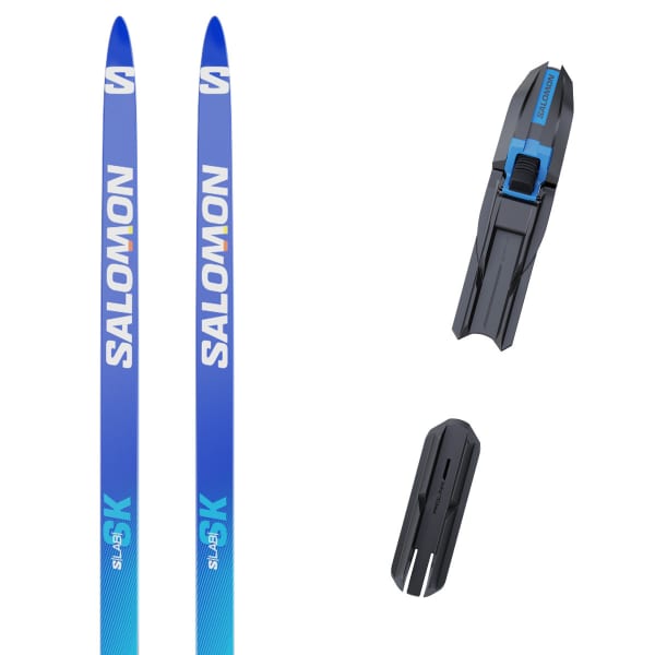 Pack ski de fond SALOMON S/LAB SKATE JR + SHIFT JR BDG BLUE/BLACK/WHITE