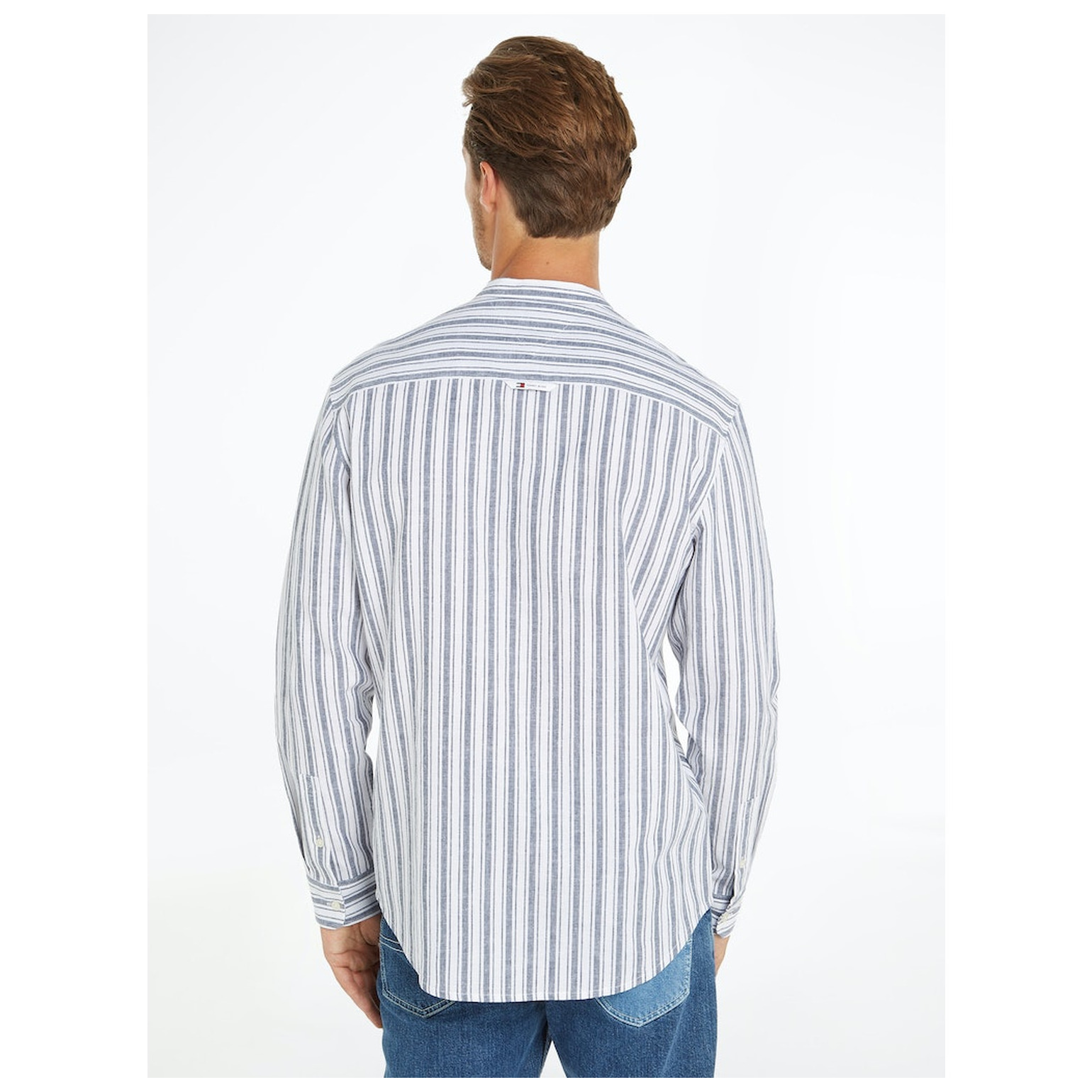 Tommy Jeans TJM MAO STRIPE LINEN BLEND SHI