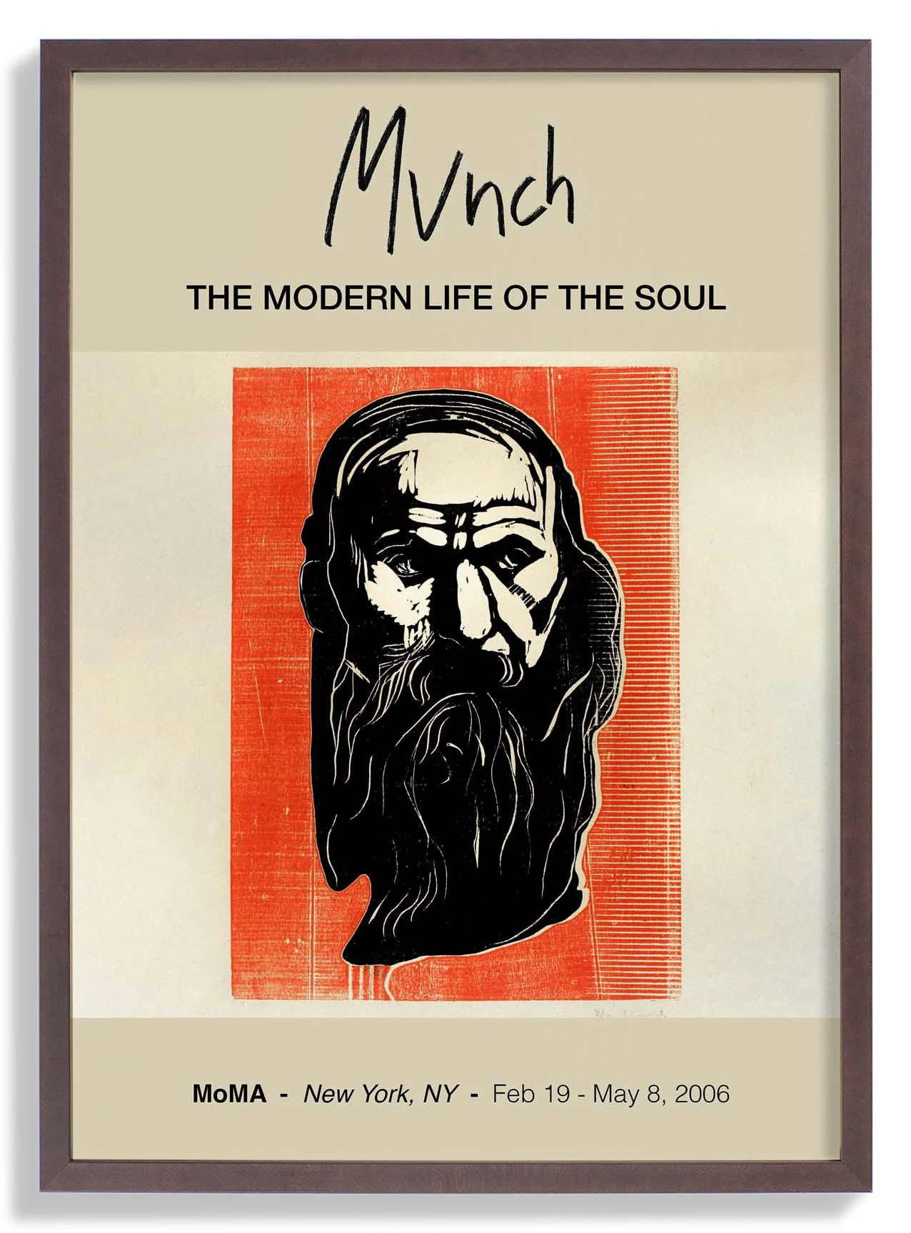 Edvard Munch Kopf eines alten Mannes