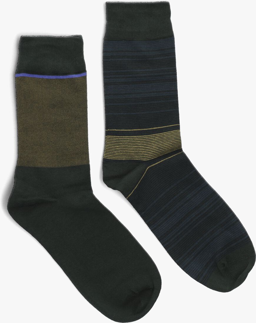 MARCMARCS groene marcmarcs sokken florian cotton 2-pack