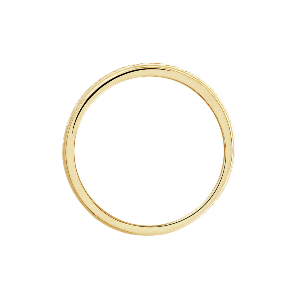 Bague Plaqué Or Jaune Hugh