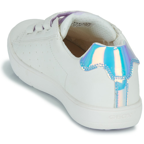 Geox - J SILENEX GIRL B - Blanc / Iridescent