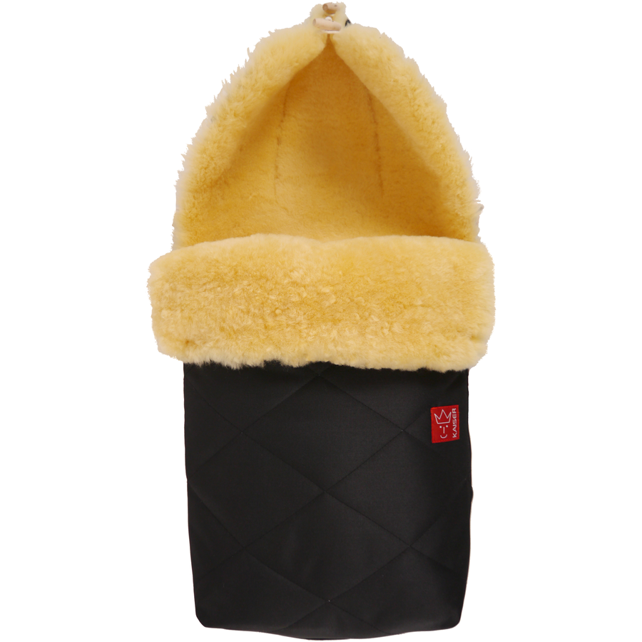 KAISER Winterfußsack Natura schwarz