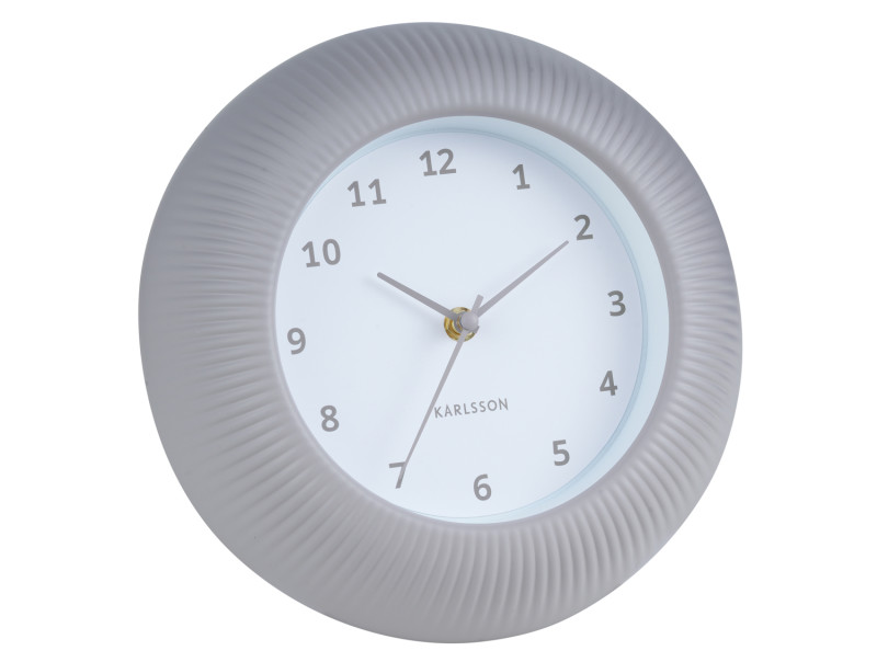 Wall Clock Tender Rib KA6048BL Misty blue