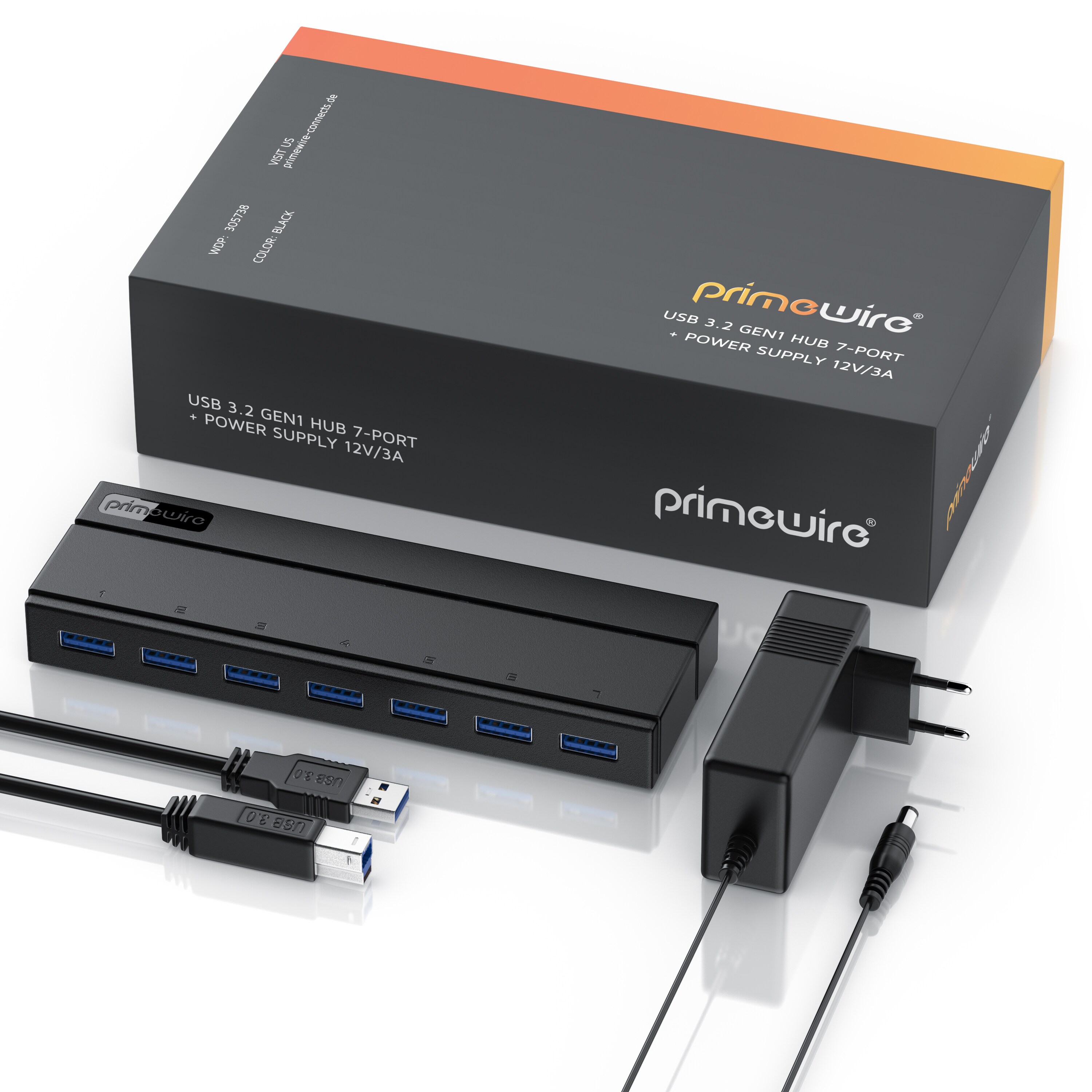 Primewire - Displayport auf HDMI Kabel, DP-Computer HDMI-Monitor Konverter, DP HDMI-Adapter, Hochwertige Goldkontakte, 4k UHD 3840 x 2160 @ 60 Hz