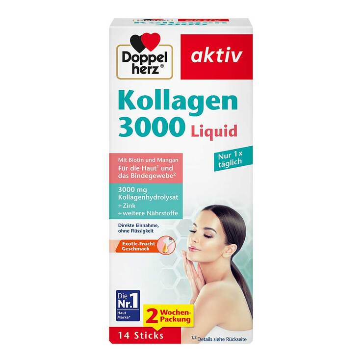 Doppelherz Kollagen 3000 Liquid Sticks, 14 St