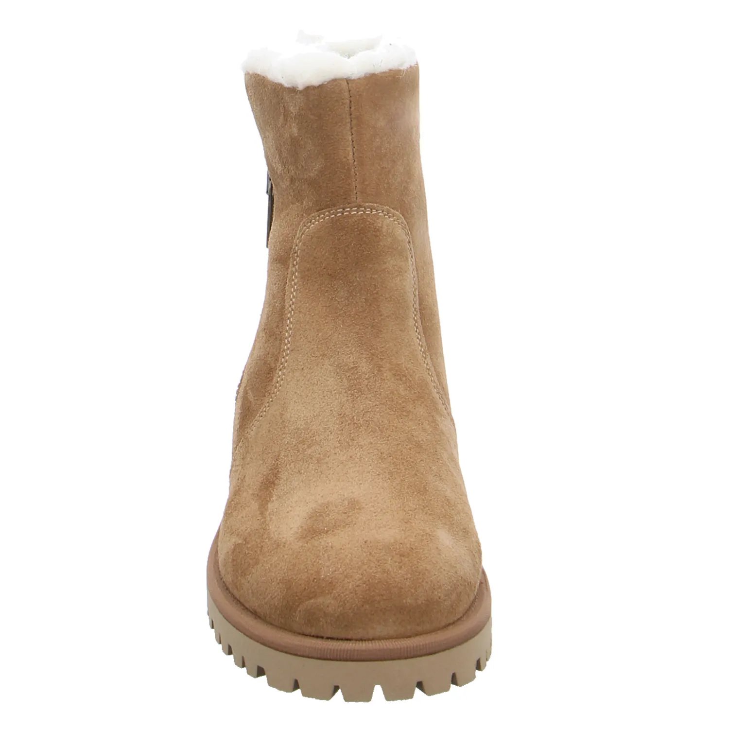 SCHUHENGEL Boot Cognac Leder  mit Wollfutter