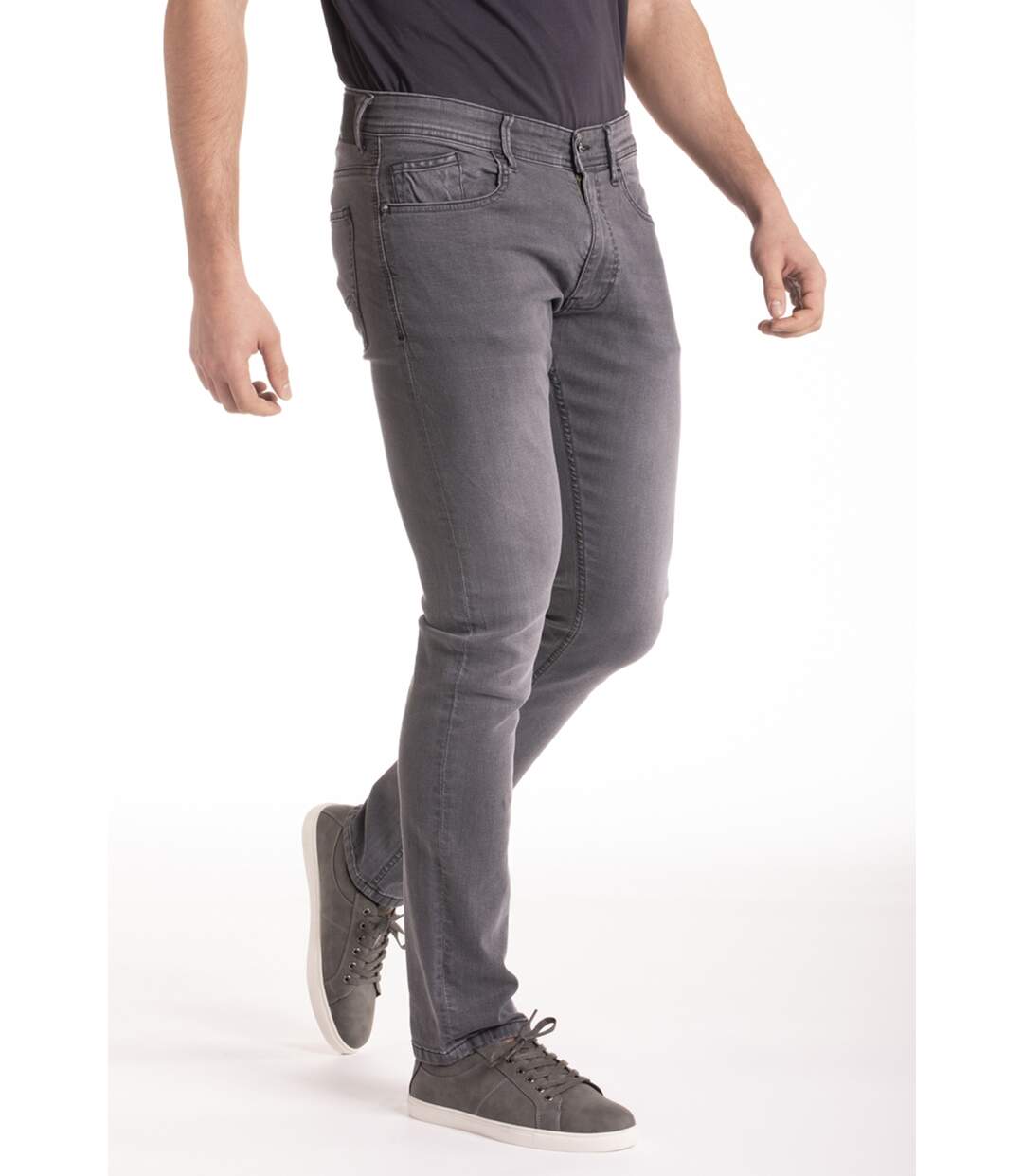 Jeans RL80 stretch Fibreflex® coupe droite ajustée BERANG GRIS