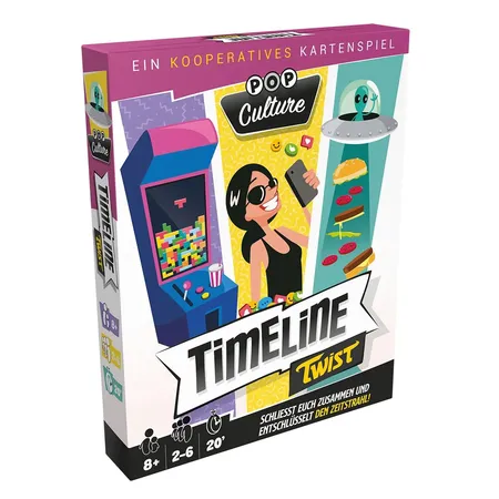 Asmodee Zygomatic Timeline Twist: Pop Culture