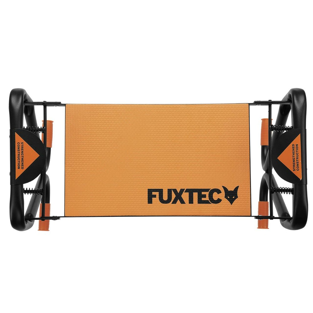 Agenouilloir de jardin - fx-kb1 - noir orange, 100 kg, avec rangement
