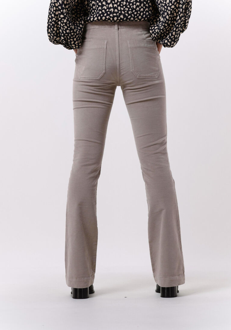 BY-BAR beige by-bar pantalon leila velvet twill pant