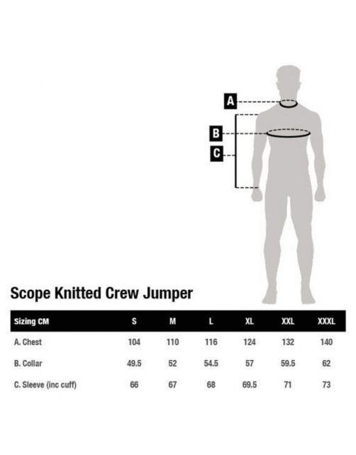 Kevin Nash Scope Knitted Crew Jumper Xl - Kleding -
