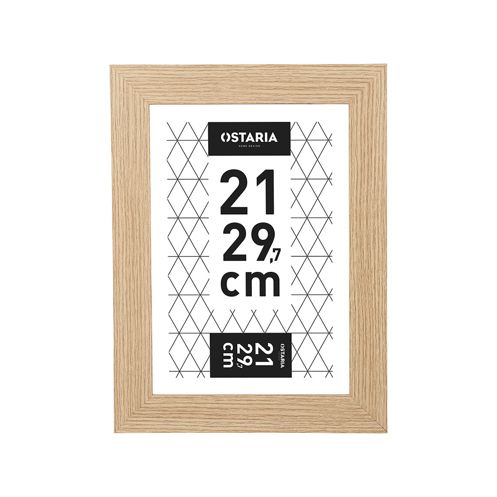 Cadre photo MILAN bois naturel 21x29.7cm