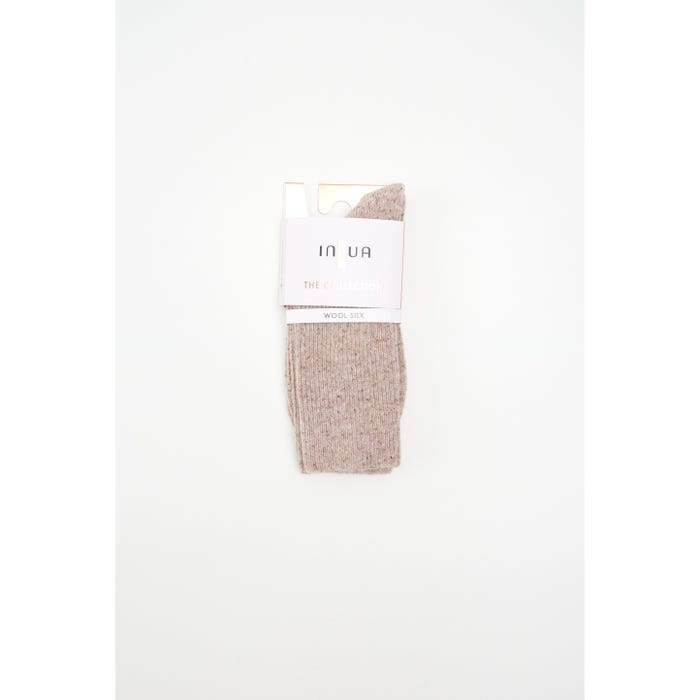 inSua THE COLLECTION-Sokken spikkels wool silk - Insua The Collection