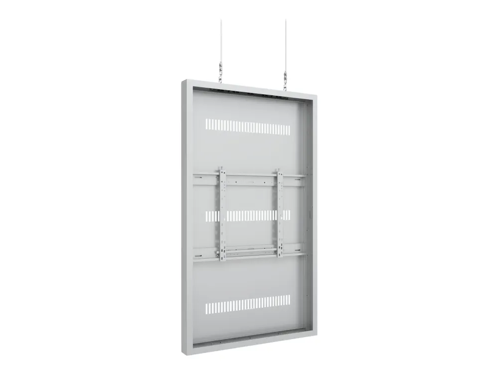 Multibrackets M Pro Series - Indelukke - for digitalt skiltepanel - ledning, medium - stål - hvid - skærmstørrelse: 65