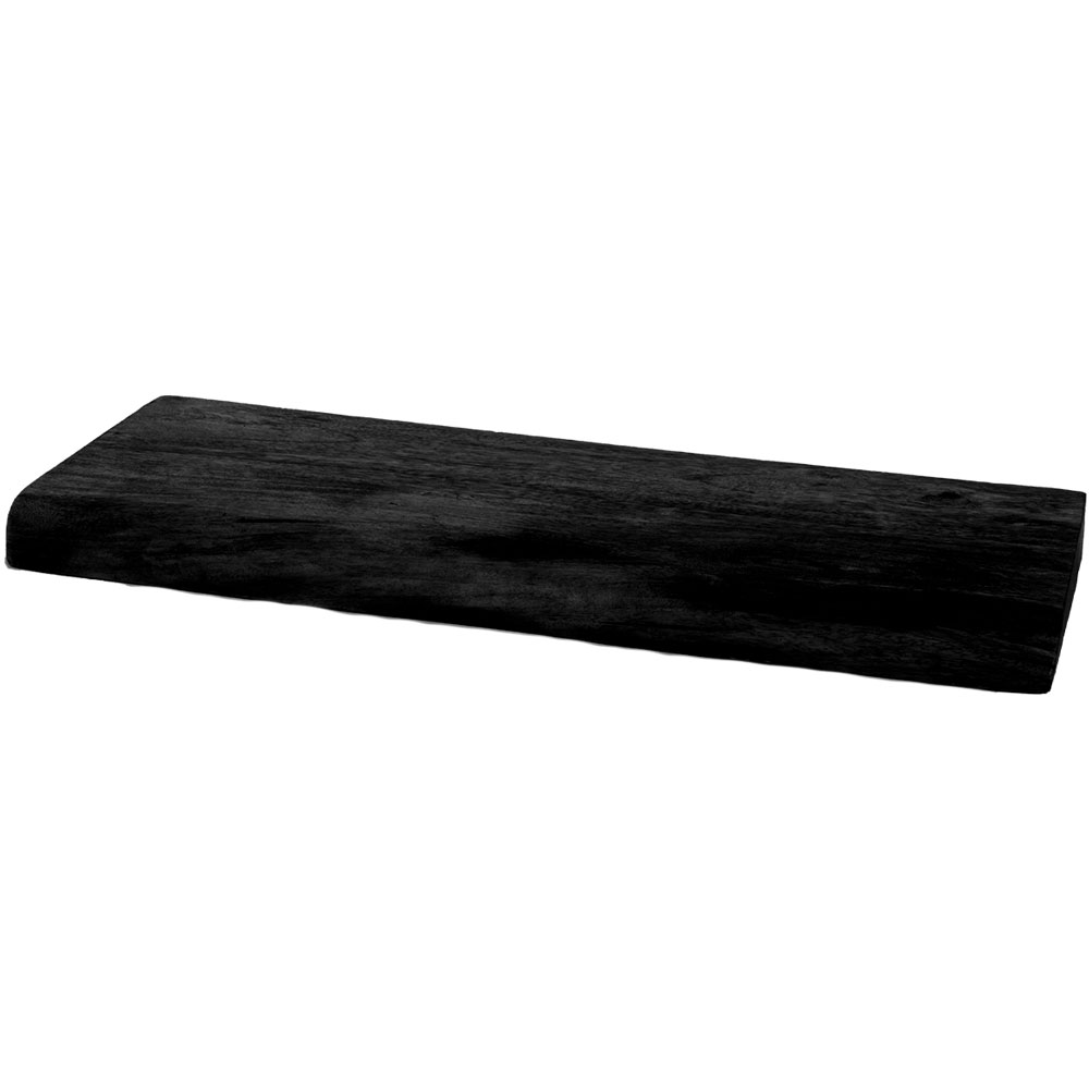 Wandplank Pure zwart mango 60 cm