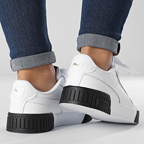 Baskets Femme Carina 2 385849 White Puma Team Gold Black