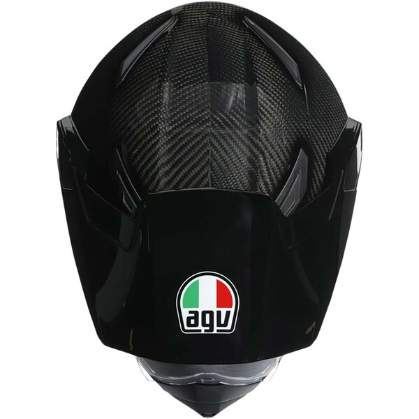 AGV - Casque AX9 Mono Carbone Carbone / Brillant