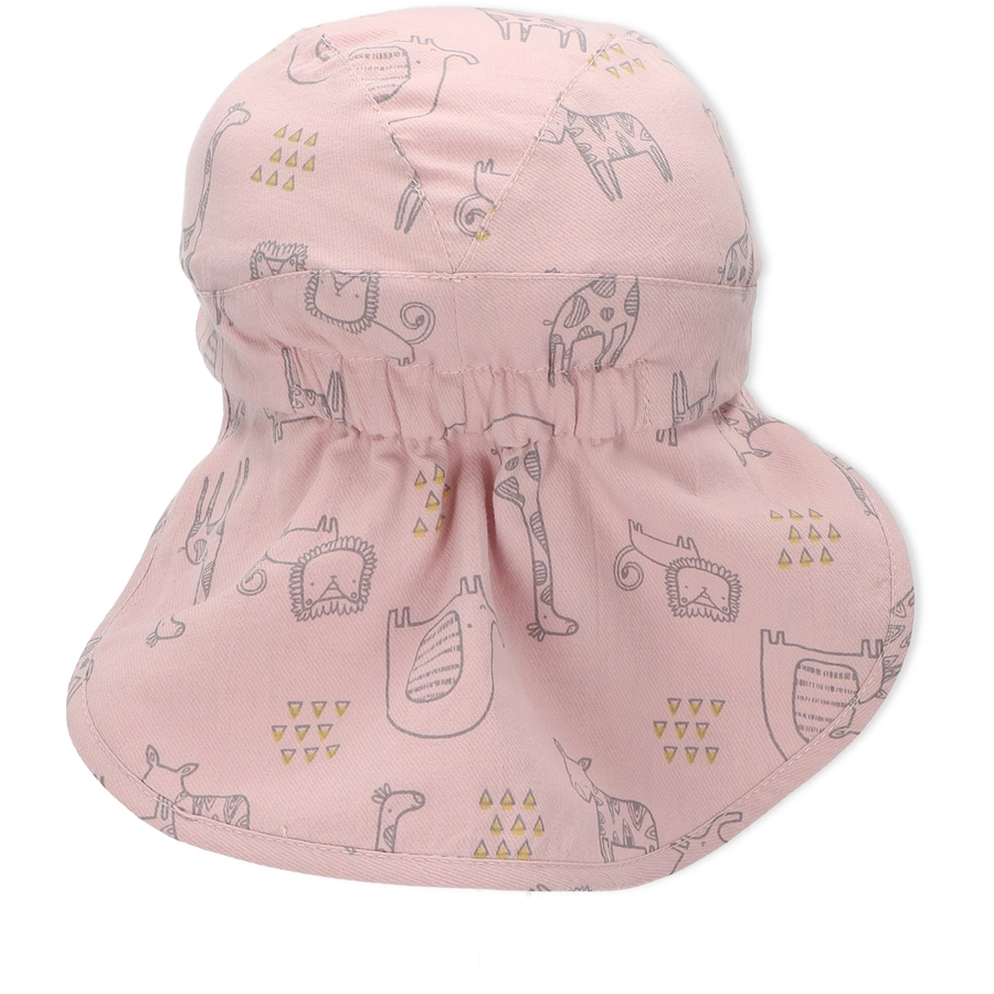 Sterntaler Schirmmütze mit Nackenschutz rosa