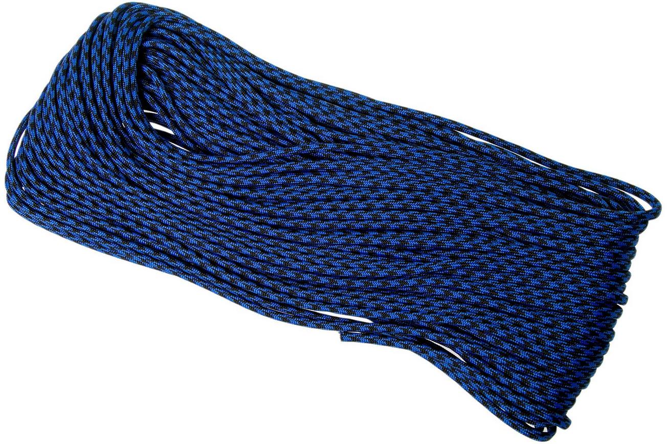 Knivesandtools 550 paracord type III, kleur: black eye, 100 ft (30,48 m)