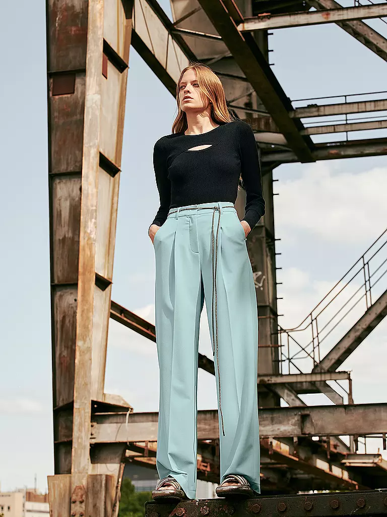 LUISA CERANO Businesshose blau