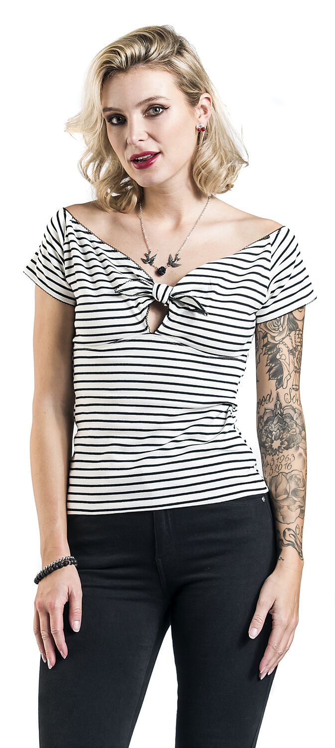 Haut New Dolly | Hell Bunny T-Shirt Manches courtes
