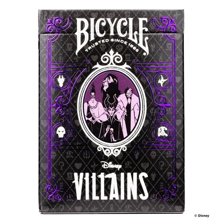 Bicycle® Kartenspiel Disney - Green oder Purple Villains, 1 Packung, 2-fach sortiert