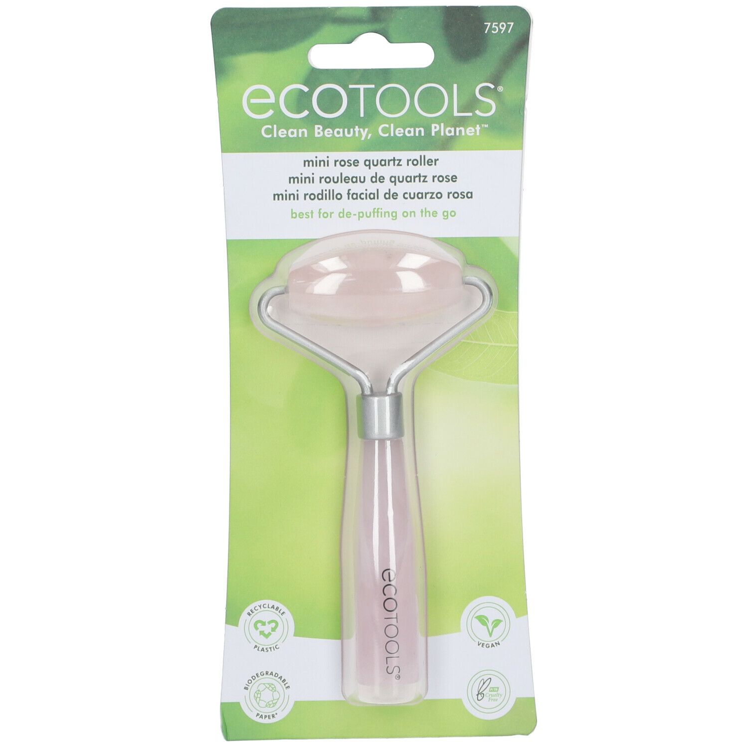 EcoTools® Gesichtsrolle Rosenquarz