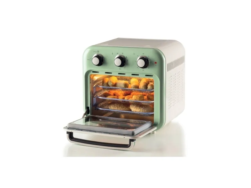 Ariete 4632/04, Varmluftsteger, 16 L, 230 °C, 60 min., Enkelt, Grøn