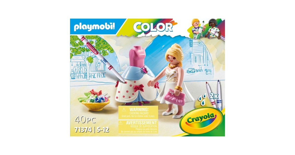 PLAYMOBILColor - Modieuze jurk Constructiespeelgoed  (71374)