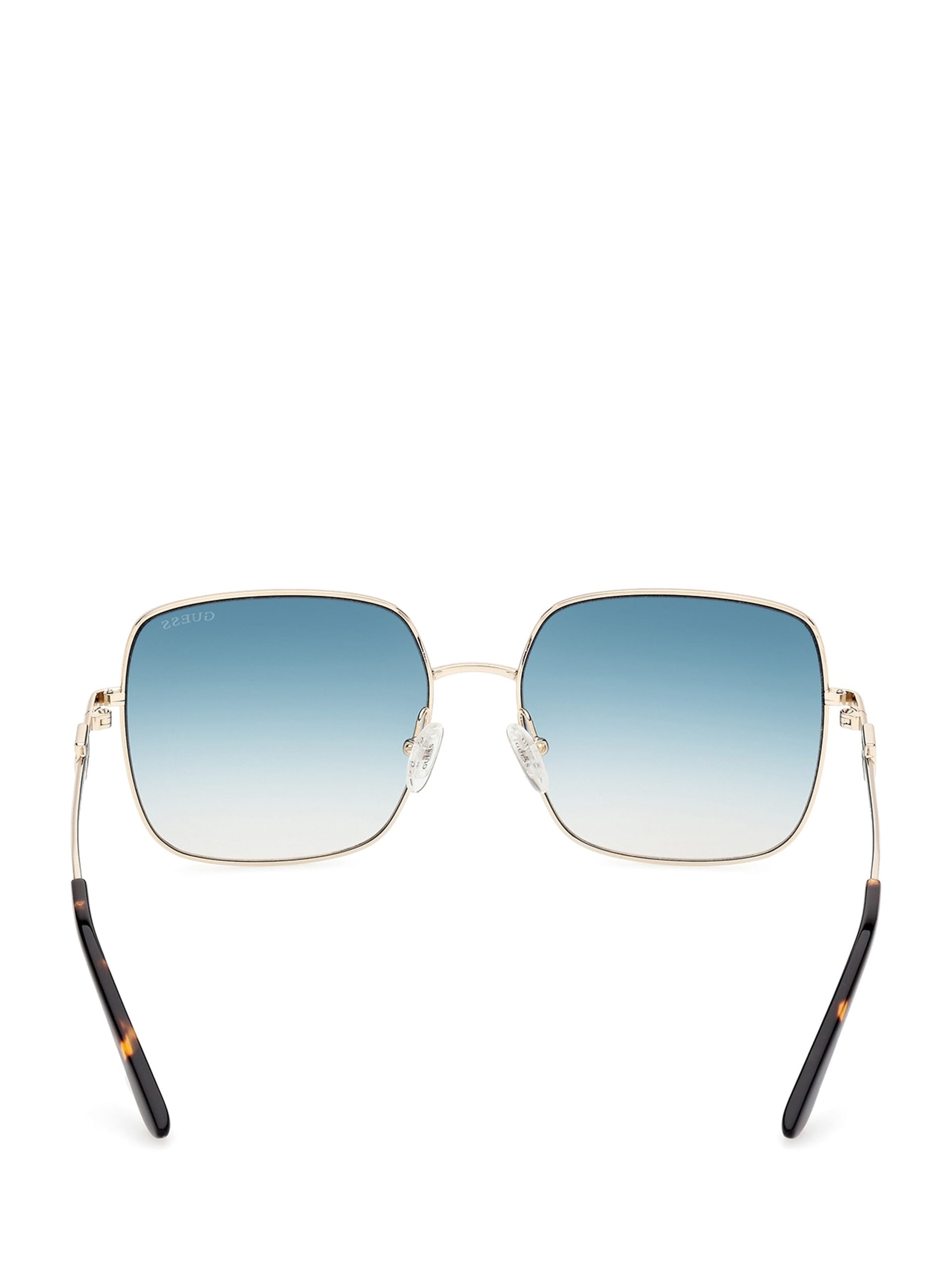 Óculos de Sol Metálicos Quadrados Oversized com a letra G