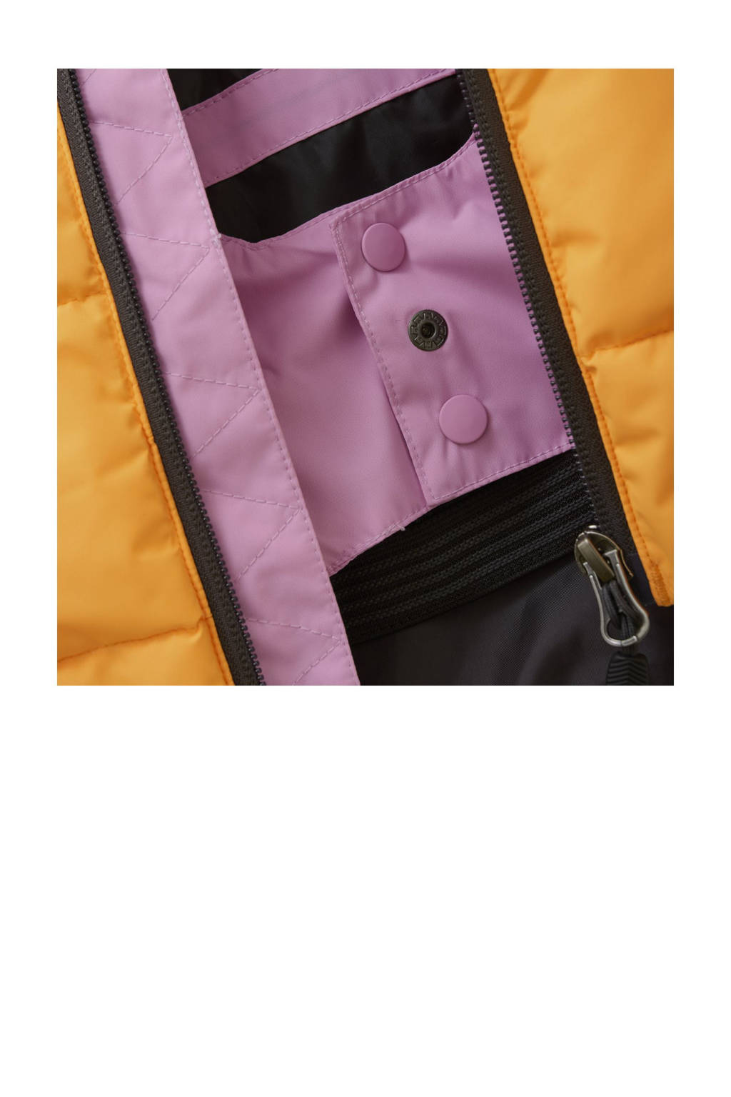 Color Kids ski-jack lila/zwart/geel
