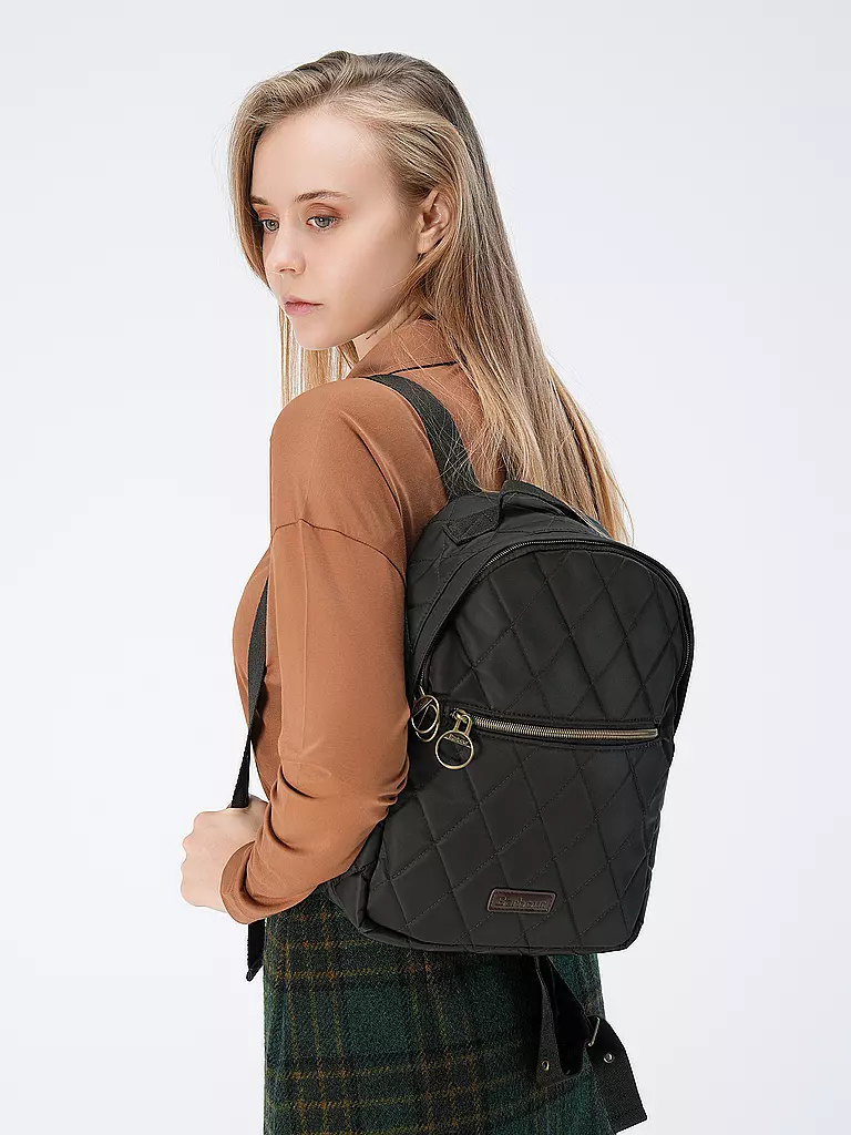 BARBOUR Rucksack QUILTED olive