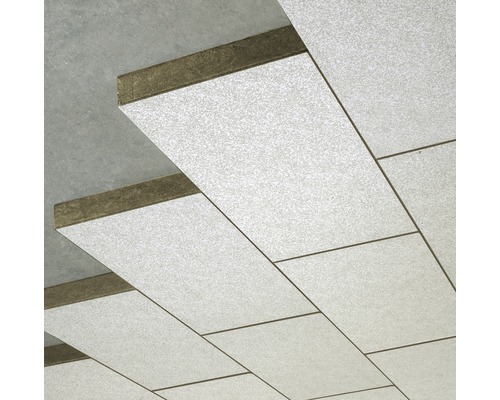 ISOVER Topdec Smartline ondergrondse garage- en kelderplafondisolatie met omlopende afschuining, warmtegeleidingsgroep 035, 1250 mm x 625 mm x 100 mm