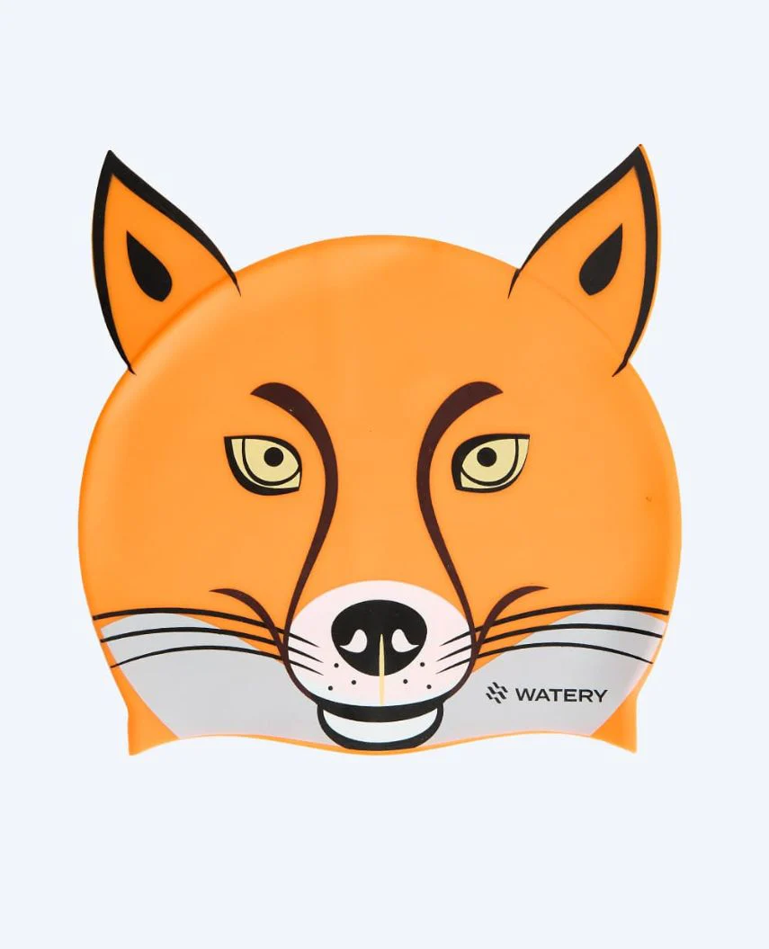 Watery badehætte til børn - Dashers - Fox (Orange/grå)