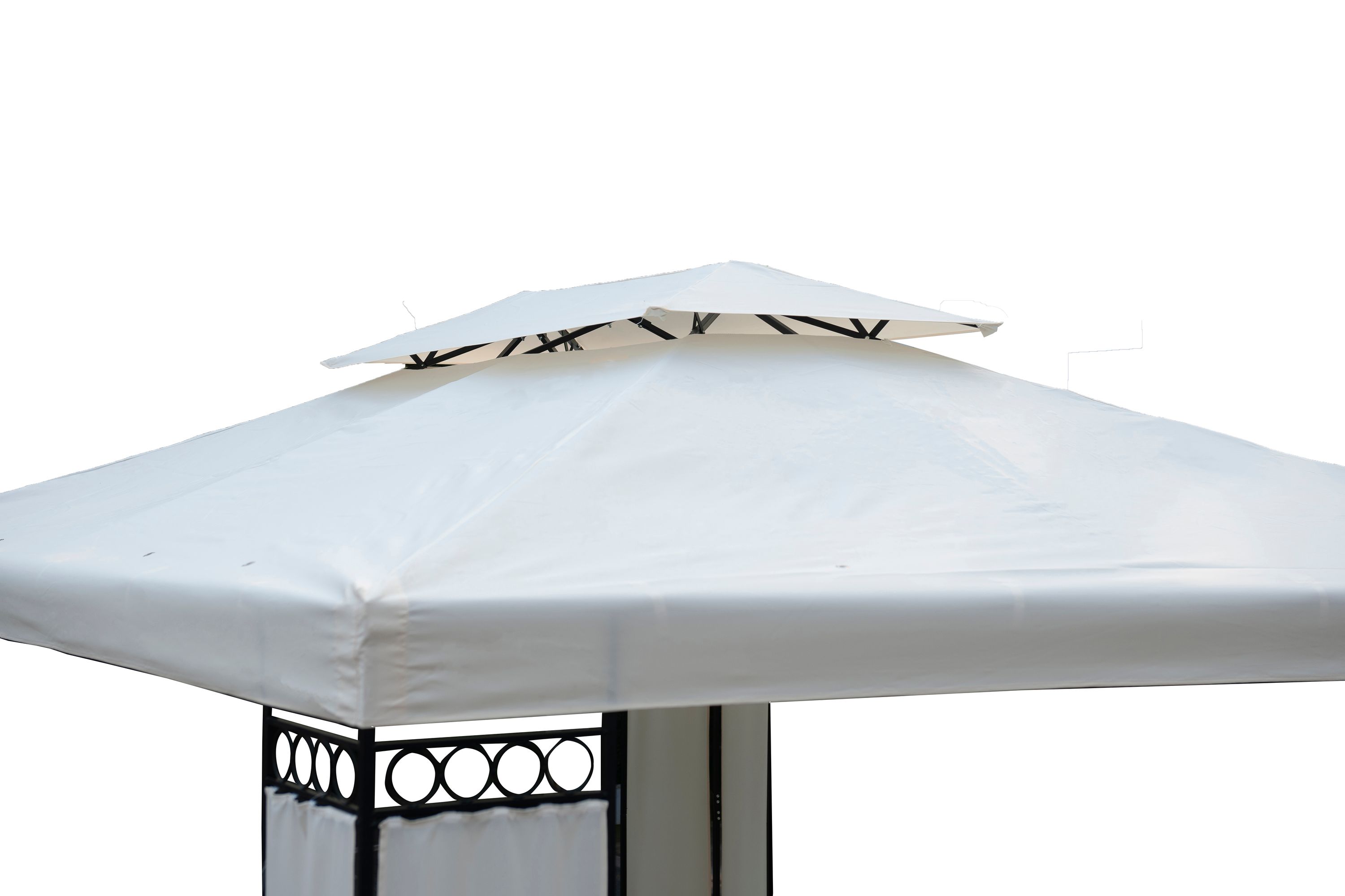 Dach Gartenpavillon HAVEN 4 x 3 m beige