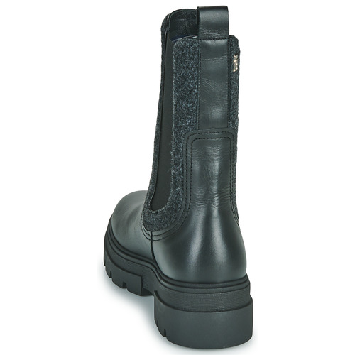 Tommy Hilfiger - SEASONAL FEMININE CHELSEA BOOT - Noir