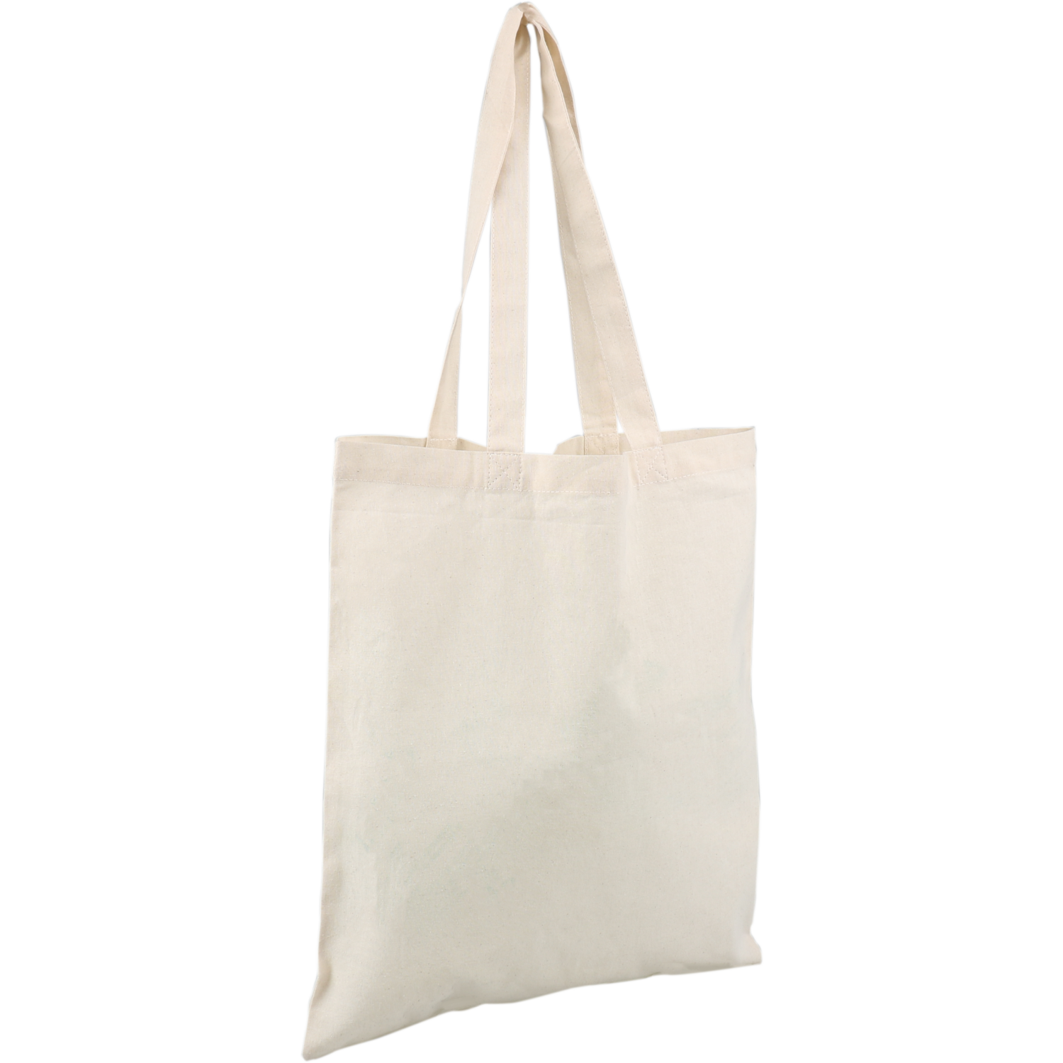 Tas, Katoen, portrait, reusable, 38x42cm, lusdraagtas, naturel