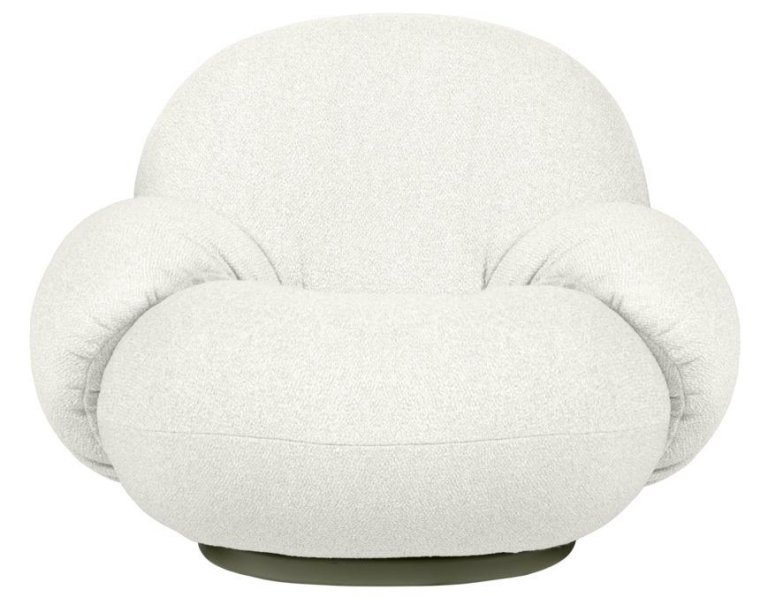 Gubi Pacha fauteuil met armleuning buiten limonta plutarco 158